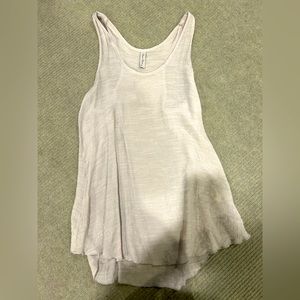 Cotton swing tank, light mauve, size small